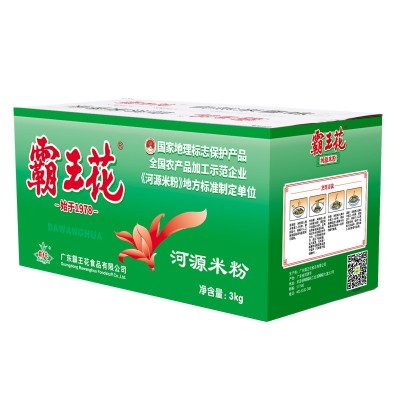 广东河源霸王花米粉6斤箱粉丝客家汤粉炒粉米线粉干细粉厂家批发