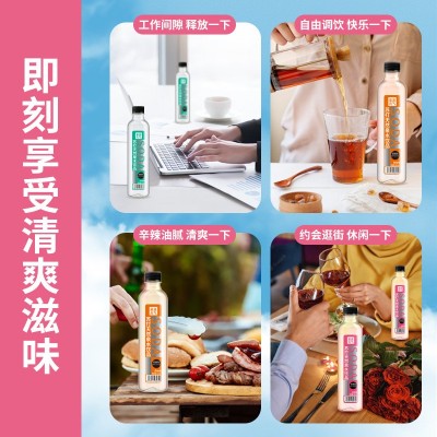 苏打水弱碱性无糖无汽柠檬白桃西柚果味饮料饮用水整箱包邮批发图2