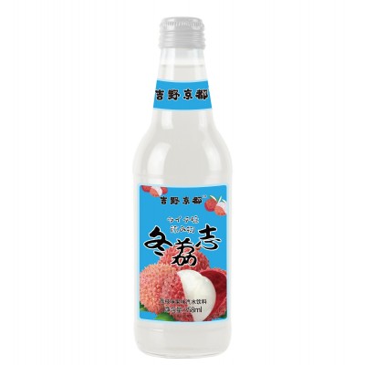 吉野京都新品果味饮料358ml 水蜜桃菠萝水果味碳酸饮料可口清爽图4