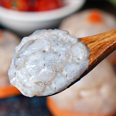 海匠味虾滑虾球挤袋火锅关东煮麻辣烫冷冻食材商用批发虾滑1 00g图3
