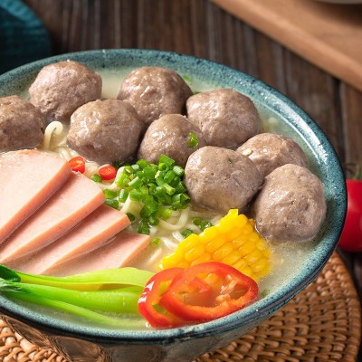 【4斤包邮】潮汕牛肉丸火锅食材牛筋丸关东煮半成品食材抖音爆款图3