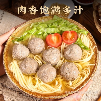 佳明食品-正宗潮汕牛肉丸鲜嫩多汁 火锅麻辣烫关东煮源头厂家批发图5