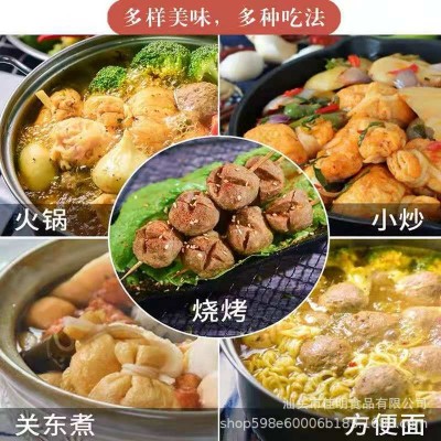 佳明食品-正宗潮汕牛肉丸鲜嫩多汁 火锅麻辣烫关东煮源头厂家批发图4