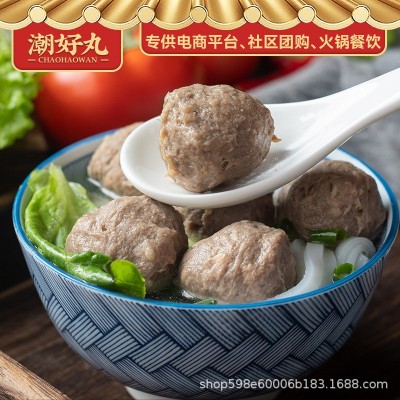 潮汕牛肉丸汕头牛筋丸火锅丸子关东煮麻辣烫食材速冻源头厂家佳明图3