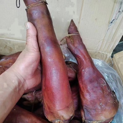 四川农家特产烟熏腊猪蹄厂家批发 餐饮 跑江湖赶集源头货源图2