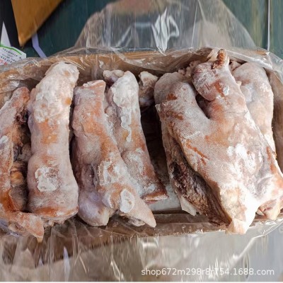 半熟猪脸肉批发 去骨无毛猪头肉 半成品猪半边脸卤肉店宴席用食材图3