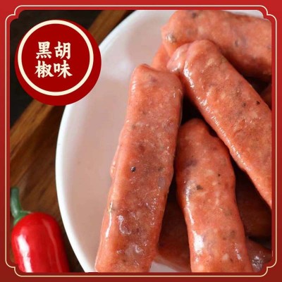 韩式烤肠牛肉肠烤肠清真烤肠10袋烧烤肉店脆皮牛肉肠烤肉食材商用图2