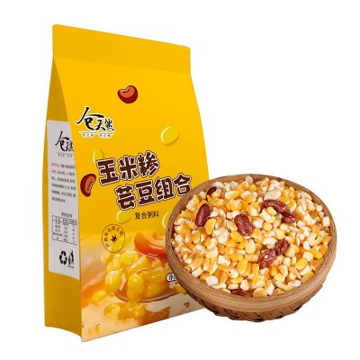 一件代发东北粘黏玉米笨大碴子粗粮正宗批发玉米糁茬杂粮组合500g图5