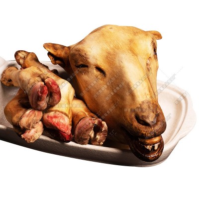 内蒙羊头整只头羊带皮冷冻新鲜生羊头整个带皮羊头生鲜羊头肉图4