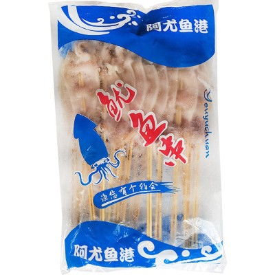 鱿鱼板串50g*17串铁板鱿鱼板串烧烤食材半成品图5
