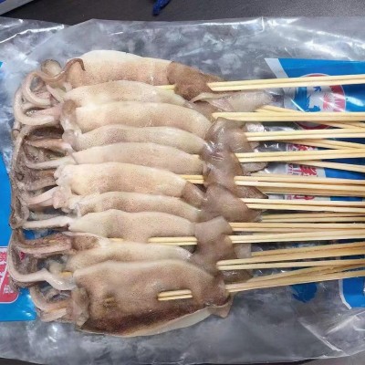 鱿鱼板串50g*17串铁板鱿鱼板串烧烤食材半成品图2