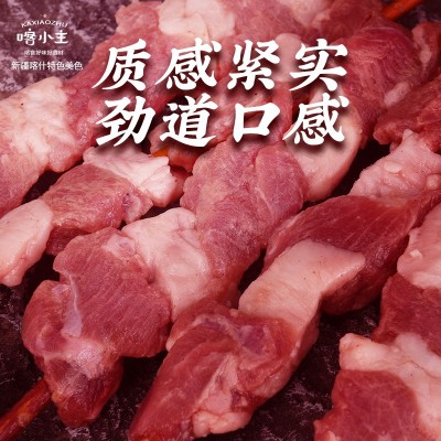 喀小主新疆红柳枝羊肉串300g碱地羊肉串正宗 高端烧烤食材大串图2