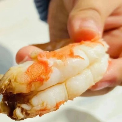 海水大虾鲜活海鲜超大青岛海虾冷冻白虾冻虾商用整箱批发基围虾图4