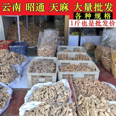 批发云南各种天麻 昭通天麻 红天麻乌天麻500g 可免费磨粉图3