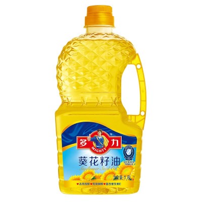 多力葵花籽油1.8L 食用油小包装油 含维生素e食用油批发量大从优图2