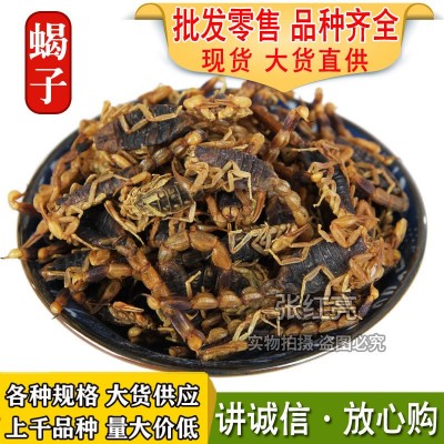 蝎子全虫中药材蝎子散装淡盐水批发全蝎大货批发农产品干货蝎子图2