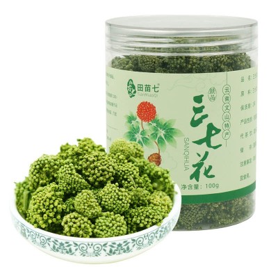 2023新三七花茶100克装 云南特产三七花 文山田七花 3-4年大朵花图4