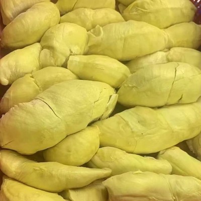 新鲜水果榴莲肉冻金枕头整箱无核泰国冷冻榴莲泥果肉碎肉盒装批发图2