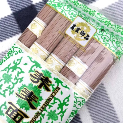 农家御品荞麦面800g荞麦粗杂粮冷面拌面挂面莜面一箱12包批发图4