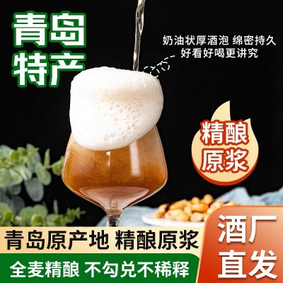 厂家批发多口味精酿原浆啤酒组合500ml罐装全麦芽发酵龙井小麦啤图3