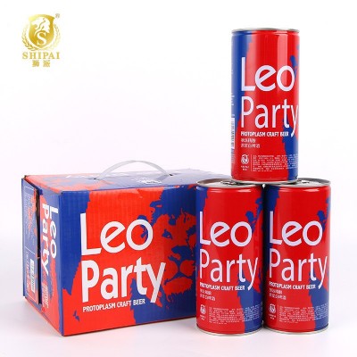 狮派酒水批发leo party啤酒整箱批发原浆德式白啤酒 1L1升桶装