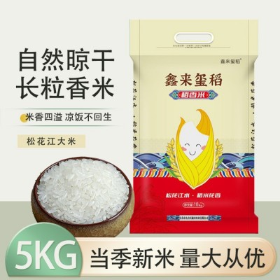 东北长粒香大米新米现磨现发包邮10斤装正宗松花江产地直发长粒香图5