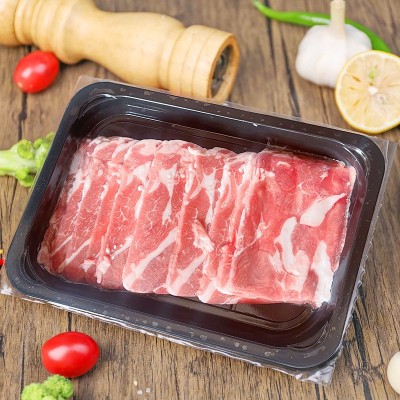 正宗内蒙古羔羊肉片原切250g盒装烧烤火锅食材涮锅羔羊肉批发图5