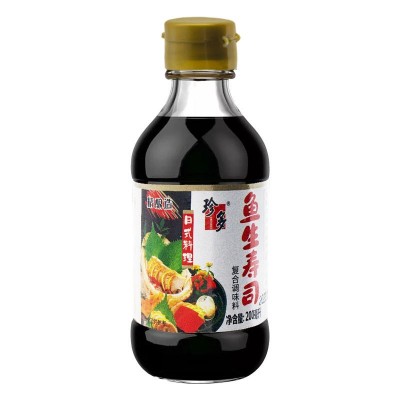 日式料理寿司酱油200ml海鲜酿造蘸酱鱼生刺身家用酱油三文鱼蘸料
