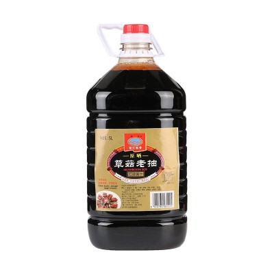 4*5L桶装草菇老抽红烧肉炖猪蹄 炒菜卤味上色调料酱油