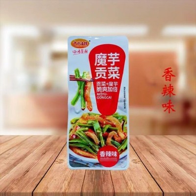 中洲渔馆魔芋贡菜下饭菜办公解馋小零食香辣酸辣宿舍经典脆笋零食图4