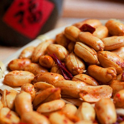 包邮麻辣酒鬼花生5包*70g下酒菜香辣椒盐五香多味花生米熟零食多图5