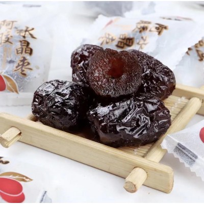 去核阿胶枣水晶蜜枣代发批发100g 小包独立无核喜枣零食软蜜枣图2