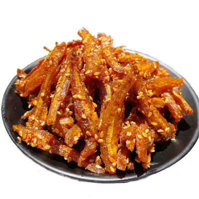 批发鱼类零食海鲜休闲食品水产小吃蜜汁香辣鱼仔 鳗鱼丝 银鱼10斤图4