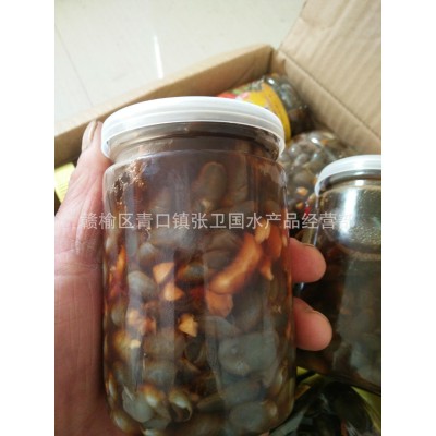 批发阿莲婆泥螺 中大个头 即食黄泥螺 味道鲜美易拉罐400克批发图3