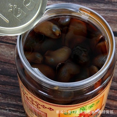 批发阿莲婆泥螺 中大个头 即食黄泥螺 味道鲜美易拉罐400克批发图2