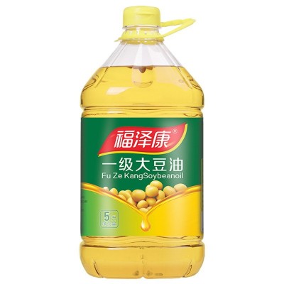 福泽康5L一级国产大豆油食用油色拉油整箱大豆油厂家批发商用家用图5