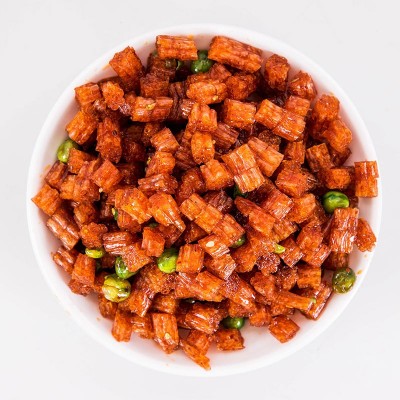 多爱食品酒鬼青豆脆骨辣条 辣派兄弟香辣休闲怀旧零食散装批发图5