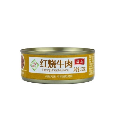 牛肉罐头蛋白质含量低地摊半成品菜红烧麻辣香辣蒙古印象牛肉罐头