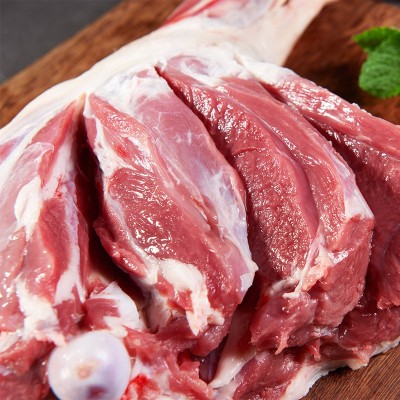 宁夏盐池滩羊羔羊后腿 新鲜现杀 法式羊腿烧烤火锅食材涮羊肉清真图2
