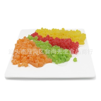 木瓜丁 木瓜粒 五彩果粒 水果丁 水果粥花果茶 麦片果粒 馅料果酱图5