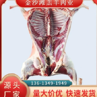 白条羊 羊肉 工厂排酸 鲜嫩可口 纹理清晰 冷链运输图2