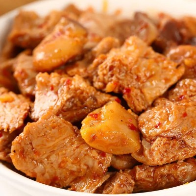 香当豆板栗素肉辣条散装干货办公室休闲零食多种口味辣片即食豆干图2