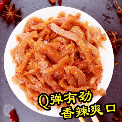 仁仔宫爆素毛肚18克30包麻辣食品魔芋爽办公室小吃零食超辣批发图3