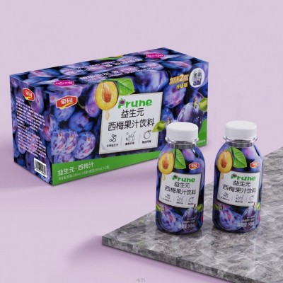 西梅饮益生元西梅汁果汁饮料纤维245ml*10瓶整箱酸甜饮品图4