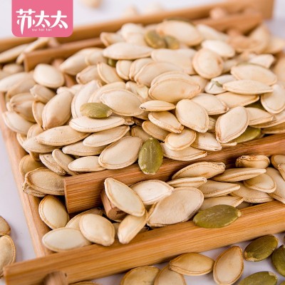 苏太太新货南瓜子原味批发小包装盐焗瓜子熟散装南瓜籽批发500g图3