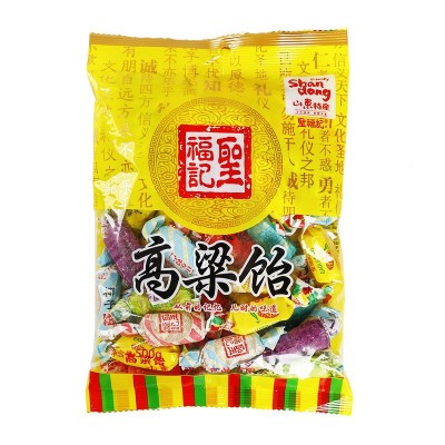 拉丝高粱饴软糖1斤麦芽糖喜糖水果味软糖圣福记袋装山东特产零食图2