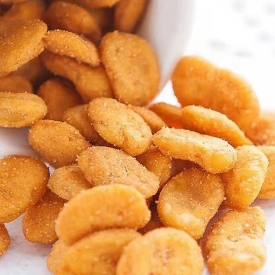 蟹黄味蚕豆片20斤兰花豆瓣休闲炒货零食小吃批发散装厂家图2