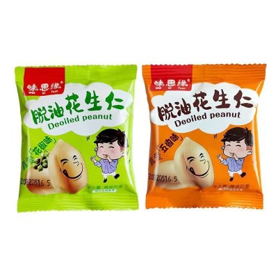 味思缘脱油花生五香花生米花椒味麻辣味独立小包装花生仁零食批发图5