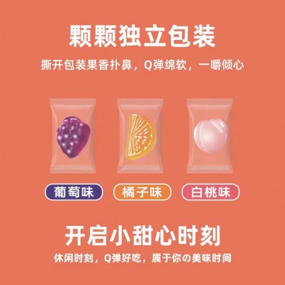 益生元果汁软糖厂家直销源头工厂图2