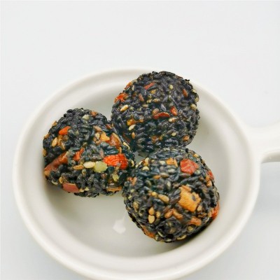 袋装小包装手工黑芝麻丸健康零食核桃枸杞黑芝麻丸桑葚黑芝麻丸图3